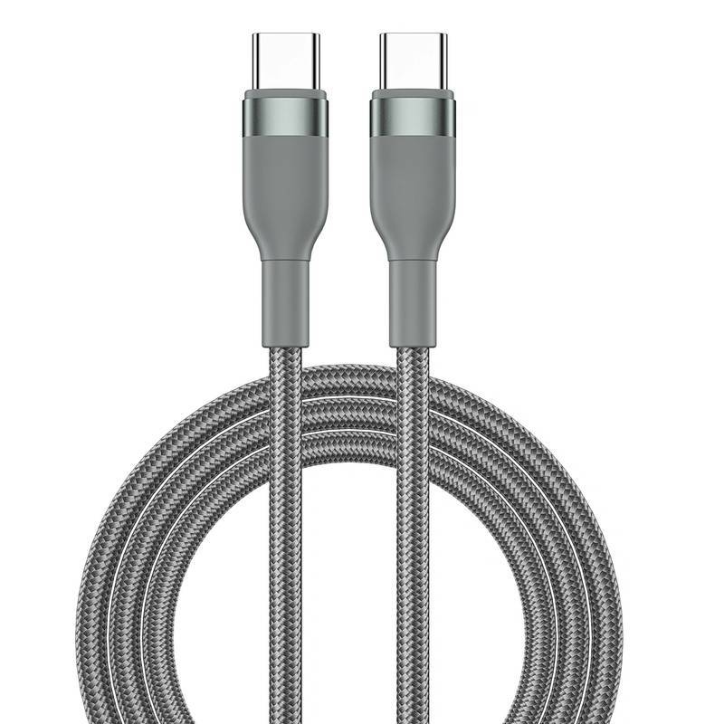 Cabo Concise Tipo-C x Tipo-C - 1.2 M - Cinza - WiWU