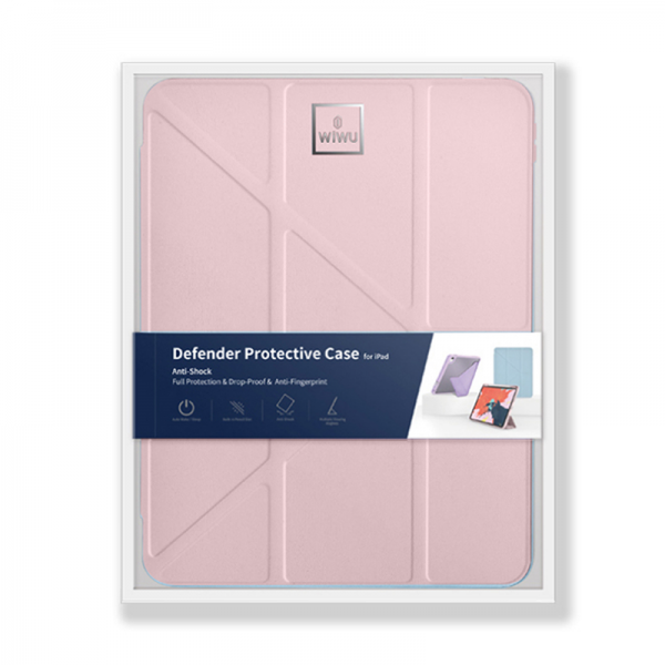 Capa Para iPad Protetora Defender - Rosa - 12.9" - WiWU