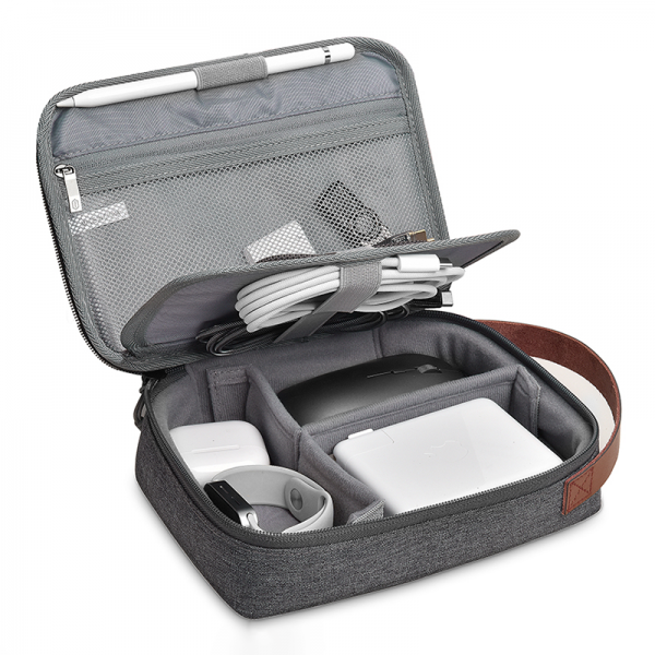 Bolsa de Tecnologia Minimalista - Cinza - WiWU