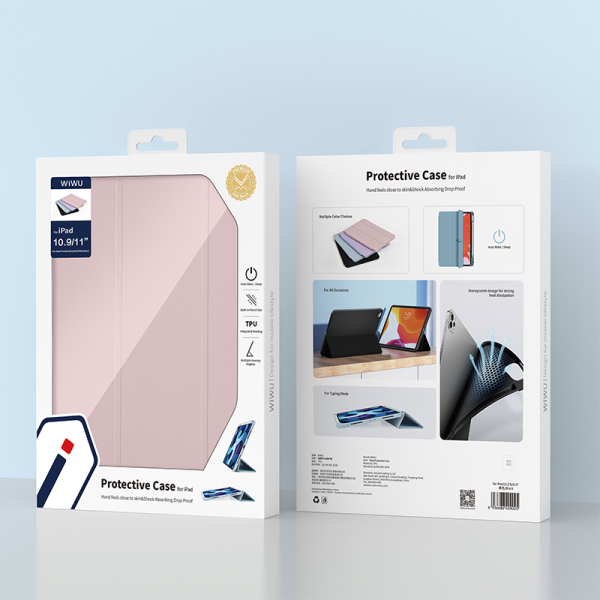 Capa Para iPad Protetora - Rosa - 12.9" - WiWU