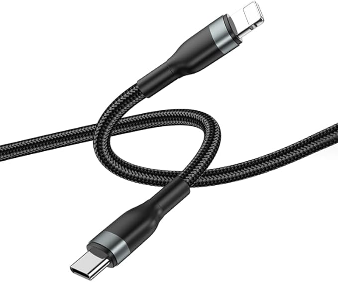 Cabo Concise Tipo-C x Lighting - 2 M - Preto - WiWU