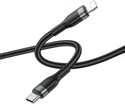 Cabo Concise Tipo-C x Lighting - 2 M - Preto - WiWU