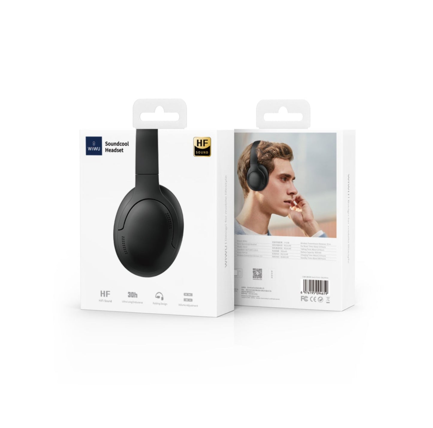 Fone de Ouvido Bluetooth Soundcool Headset - WiWU