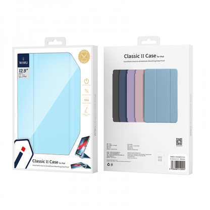 Capa Para iPad Classic ll - Azul Claro - 10.2/10.5" - Wiwu